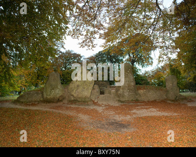 Wayland's Smithy, neolitica tumulo Foto Stock