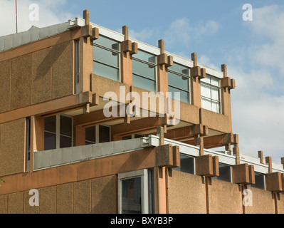 Reading, Berkshire. Whiteknights Campus, Reading University College di gestione immobiliare, degli anni settanta da John Partridge Foto Stock