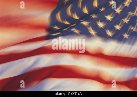Bandiera americana, STATI UNITI D'AMERICA Foto Stock