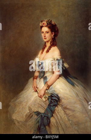 La principessa Alexandra della Danimarca (1844-1925), moglie di Edward VII nel 1864 dipinto di Franz Winterhalter Foto Stock