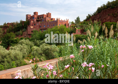Una Casbah nell'Ourika Valley, Marocco, Africa del Nord Foto Stock