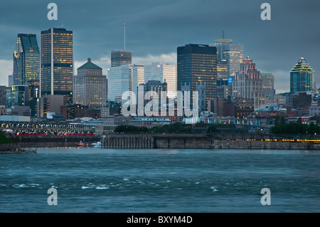 Skyline al tramonto Foto Stock