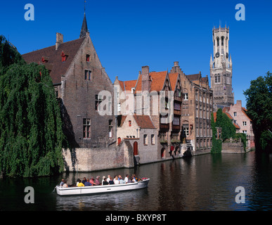 Il Campanile Bruges, Fiandre Occidentali, Belgio Foto Stock