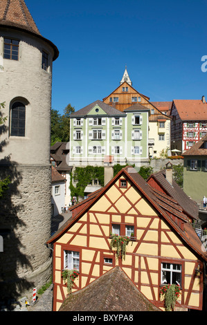 Castello di Meersburg, Lago di Costanza, Baden-Wuerttemberg, Germania Foto Stock