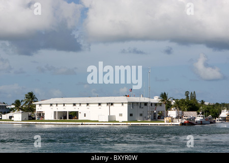 United States Coast Guard Station in Islamorada, Florida Keys. Foto Stock