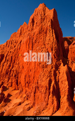 Red pindan scogliere a James Price Point vicino Broome, Kimberley, Australia occidentale Foto Stock