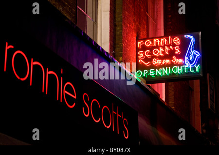 Ronnie Scotts Foto Stock