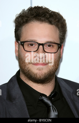 SETH ROGEN il Hornet verde PREMIERE HOLLYWOOD Los Angeles California USA 10 Gennaio 2011 Foto Stock