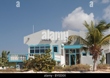 Stazione di polizia nell'isola di Aruba Foto Stock