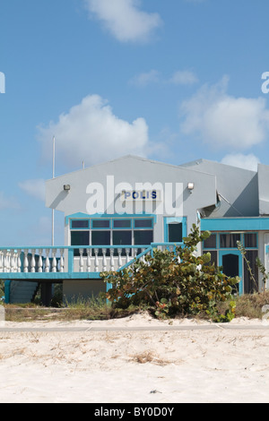 Stazione di polizia nell'isola di Aruba Foto Stock