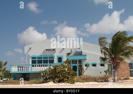 Stazione di polizia nell'isola di Aruba Foto Stock