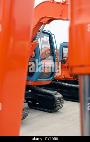 Escavatori Caterpillar Foto Stock