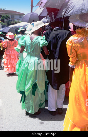 Tobago Heritage Festival 2006 - Il "tempo di Ole' tradizionale corteo nuziale in moria Foto Stock