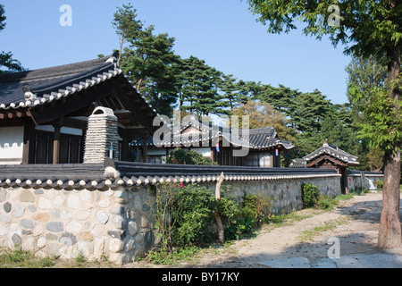 Gangneung Banghaejeong pavillion, Gangneung, Corea del Sud Foto Stock