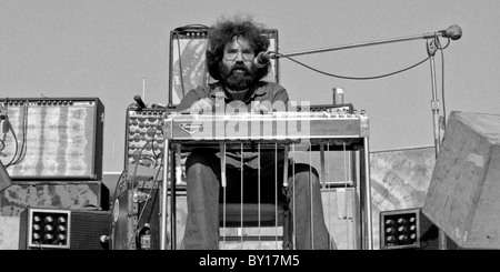 Nuovi piloti della Purple Sage, Joe College Weekend, Duke University, Durham, NC 1971 Jerry Garcia Foto Stock