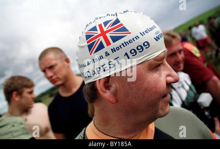 Il BOG Snorkeling Campionati del Mondo, Llanwrtyd Wells, metà del Galles. Foto Stock