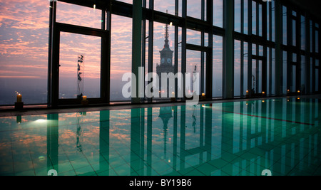 La piscina dell'Hotel InterContinental, Varsavia, Polonia Foto Stock