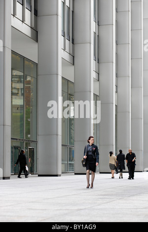 La Chase Manhattan Bank Plaza di New York City, Stati Uniti d'America Foto Stock