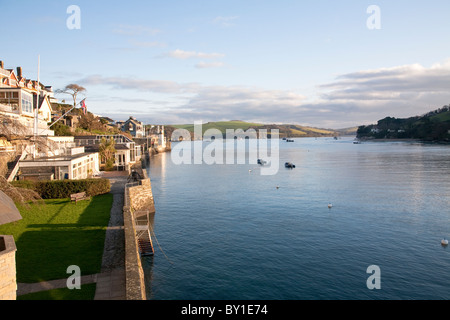 Vista estuario Salcombe Foto Stock