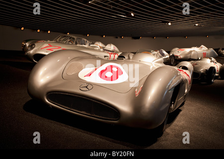 La germania,Stuttgart, Museo della Mercedes-Benz, raccolta delle Frecce d'argento Foto Stock