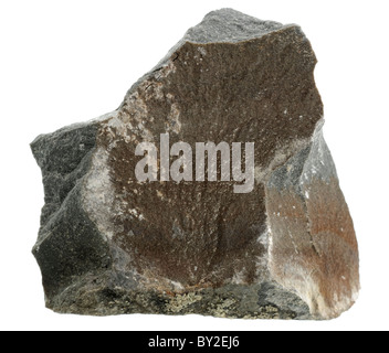 La pietra focaia. Roccia sedimentaria campione Foto stock - Alamy