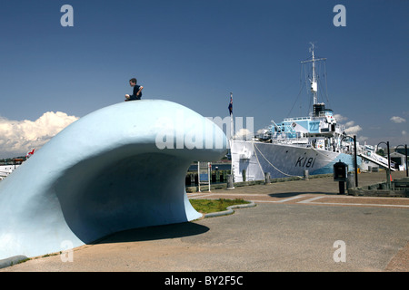HMCS SACKVILLE HALIFAX NOVA SCOTIA CANADA HALIFAX NOVA SCOTIA CANADA 16 Settembre 2009 Foto Stock
