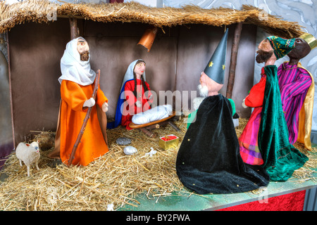 Il gioco della natività Foto Stock