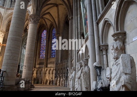 Cattedrale di Rouen chiesa in Normandia, Francia Foto Stock