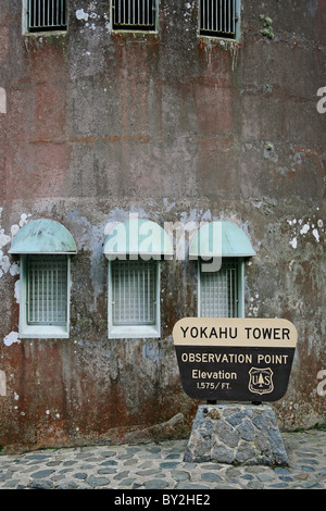 Torre Yokahu accedi n El Yunque National Forest in Puerto Rico Foto Stock