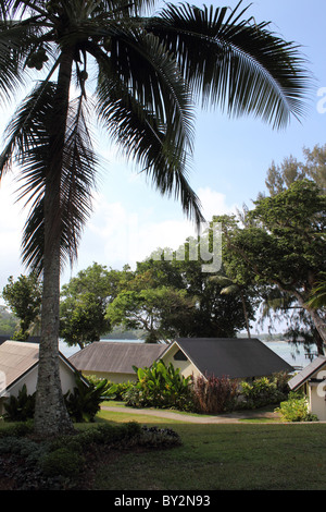 TROPICAL RESORT VANUATU BDA Foto Stock