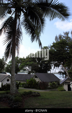 TROPICAL RESORT VANUATU BDA Foto Stock