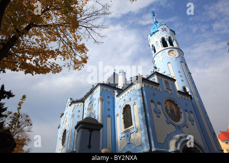 La Chiesa di Santa Elisabetta, o Chiesa blu, Bratislava, Slovacchia Foto Stock