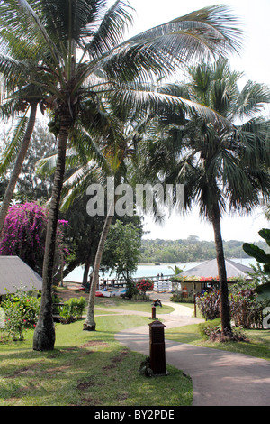 TROPICAL RESORT VANUATU BDA Foto Stock