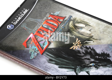 Nintendo Gamecube "Legend of Zelda' computer custodia per dischi. (Per solo uso editoriale). Foto Stock