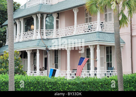 Casa nel quartiere storico di Charleston, Sc, STATI UNITI D'AMERICA Foto Stock