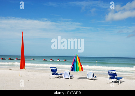 Serena Beach scene su Marco Island Florida FL USA Foto Stock