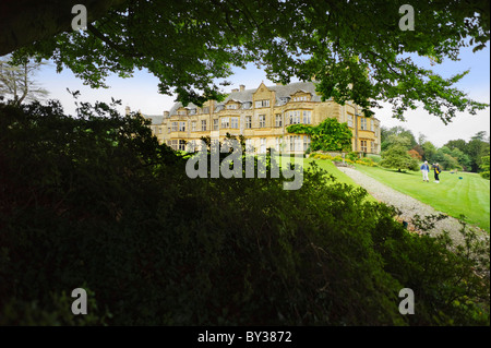 Minterne Abbey House Gardens Dorset Foto Stock