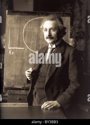 Albert Einstein, Tedesco fisico teorico. Foto Stock