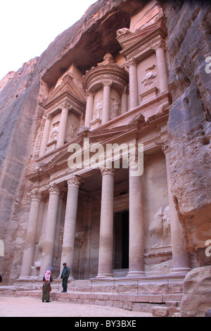 Vi secolo A.C. le rovine di Petra,πέτρα, Giordania, Città Capitale della Nabataeans Foto Stock