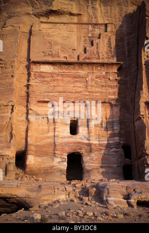 Vi secolo A.C. le rovine di Petra,πέτρα, Giordania, Città Capitale della Nabataeans Foto Stock