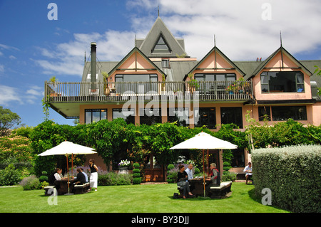 Pegasus Bay cantina e ristorante, Waipara, North Canterbury, regione di Canterbury, Isola del Sud, Nuova Zelanda Foto Stock