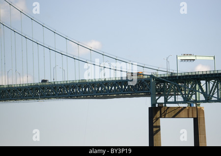 Newport ponte di collegamento Jamestown Rhode Island con Newport Foto Stock