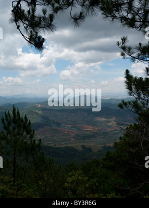 Tipico paesaggio nei pressi di Dalat, Highlands Centrali, Vietnam, Indocina, Asia sud-orientale, Asia Foto Stock