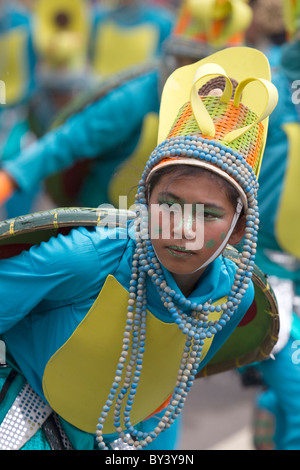 Ballerino Sinulog festival 2011, Cebu, Filippine Foto Stock