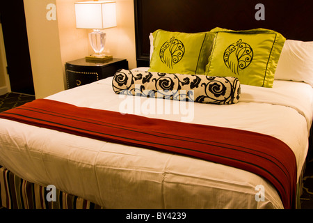 Camera all'interno dell'Hilton Palmer House hotel di Chicago Foto Stock