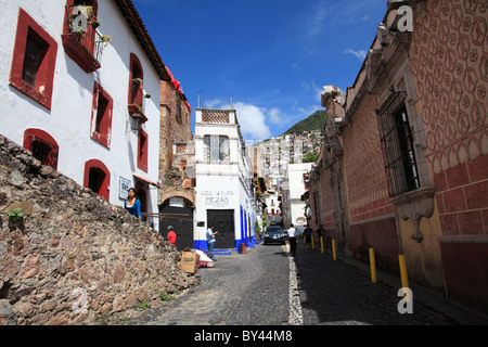 Taxco, città coloniale ben noto per i suoi mercati d'argento, Guerrero Membro, Messico, America del Nord Foto Stock