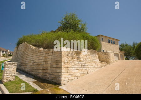 Grande casa in elegante area residenziale di Austin, Texas. Foto Stock