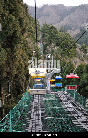 Mt. Takao, Prefettura di Tokyo, Honshu, Giappone Foto Stock