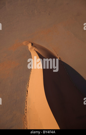 Vista aerea, Namib Desert, Namib Naukluft National Park, Namibia Foto Stock