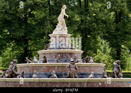 Austria Herrenchiemsee Garden Foto Stock